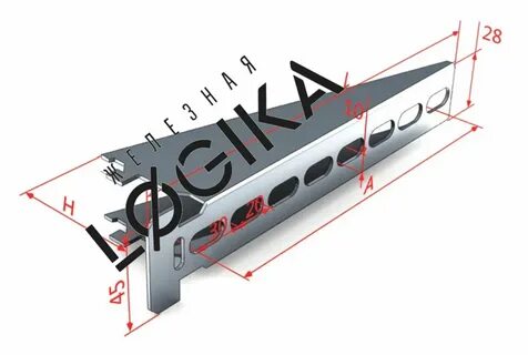 Полка кабельная размеры