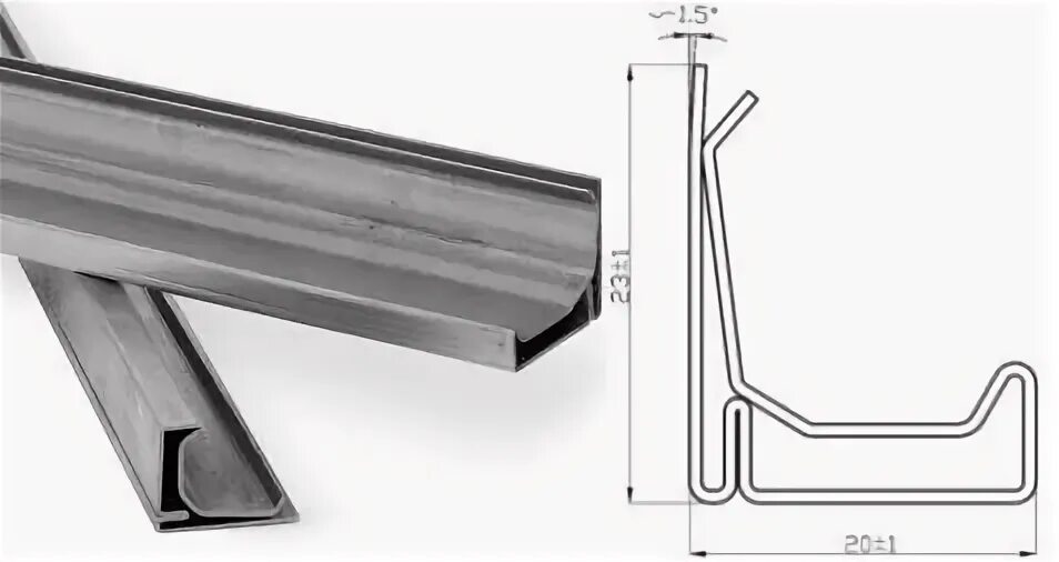 Фланец из профильной трубы. Шинорейка 20 для вентиляции. Шина монтажная (шинорейка) цинк 30(3м). Профиль фланца. Шина монтажная №20 (3м).