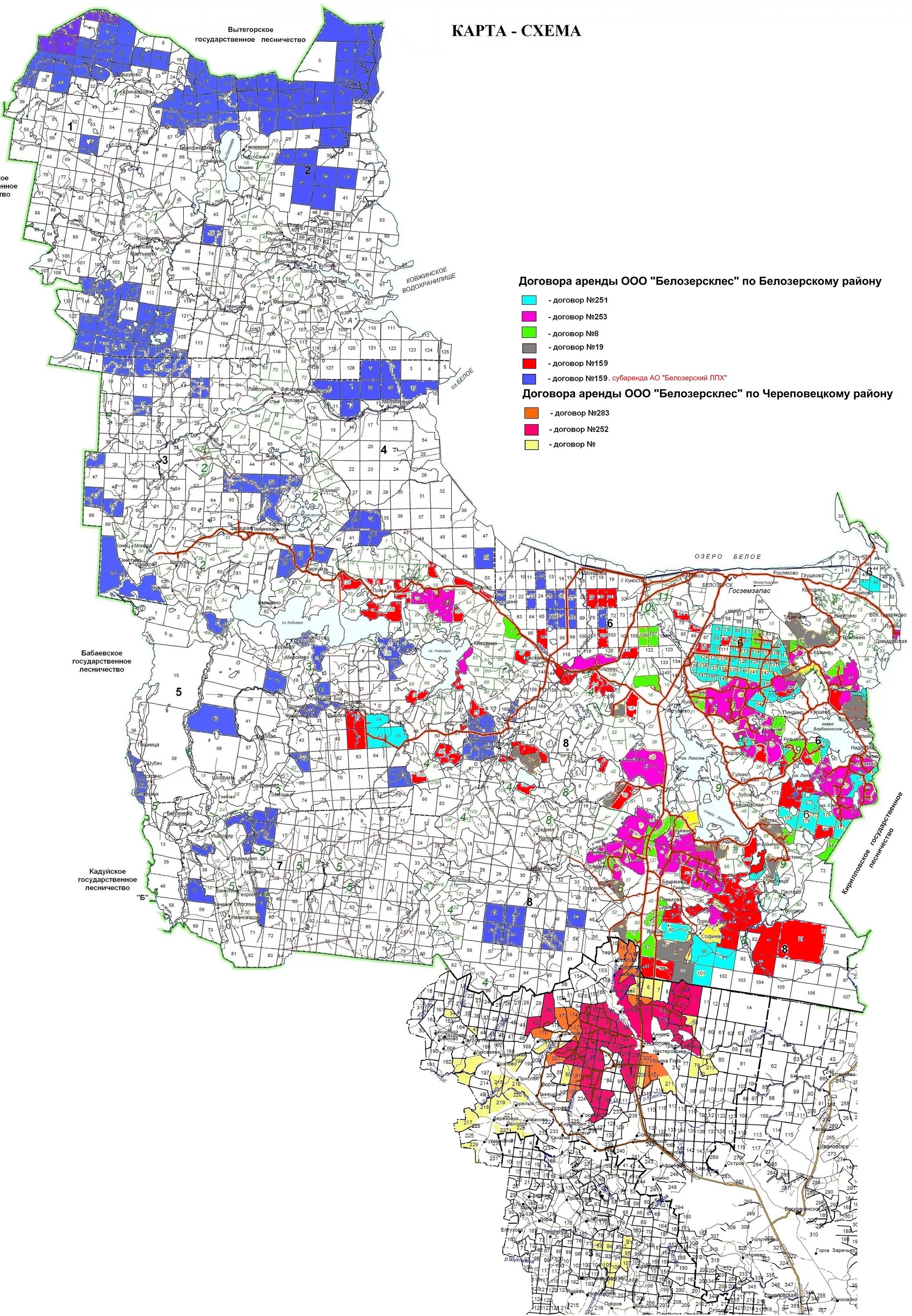 Карта белозерского района. Карта схема Белозерского района. Белозерский район карта схема. Карта кварталов леса Вытегорского района.