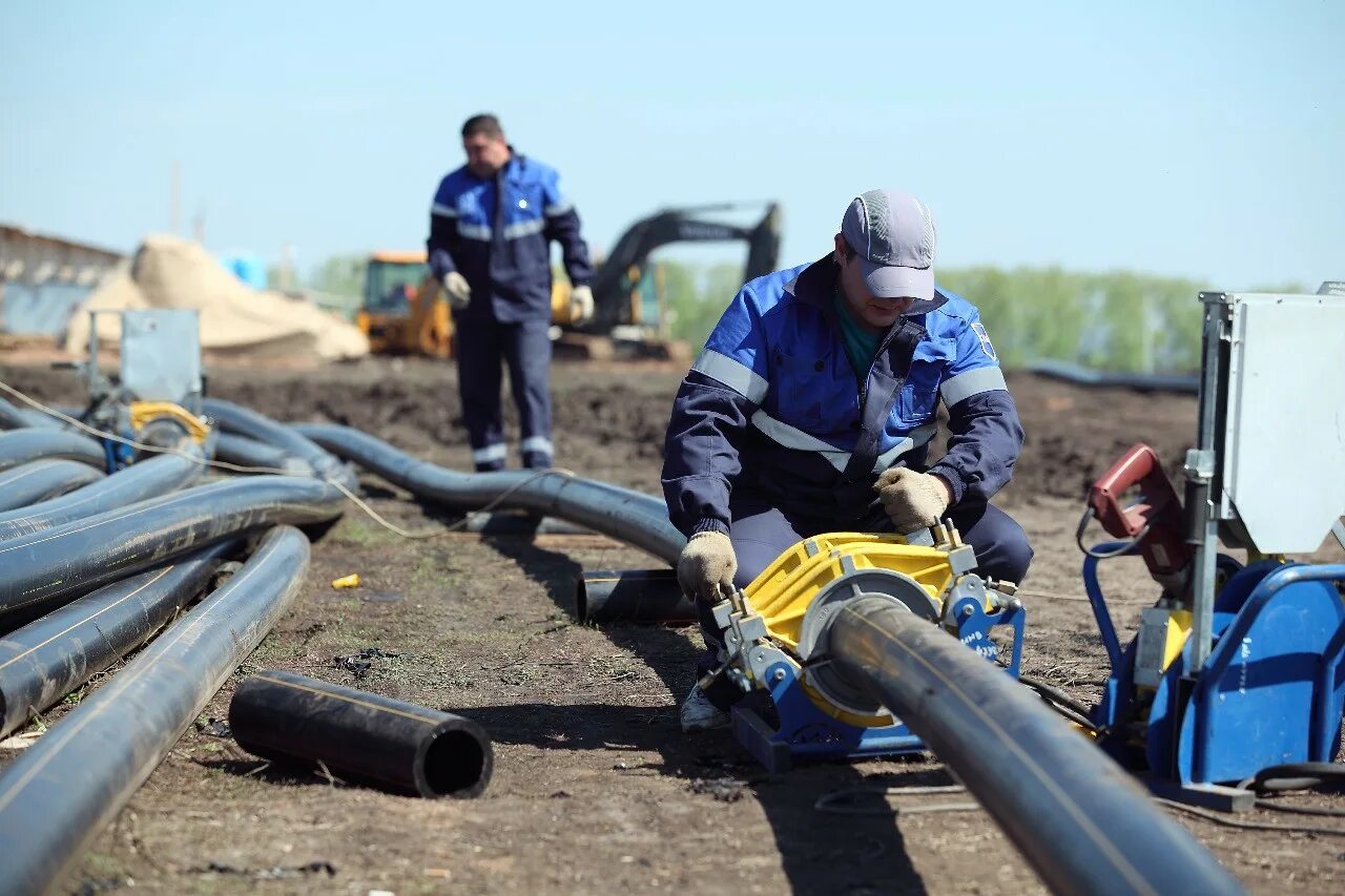Работа газопроводе
