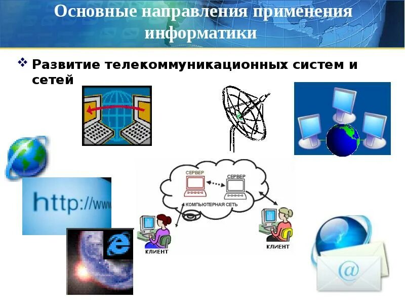 Что такое интернет информатика 9 класс. Информатика в жизни общества. роль информатики в жизни. основные направления применения информатики. информатика в жизни человека.