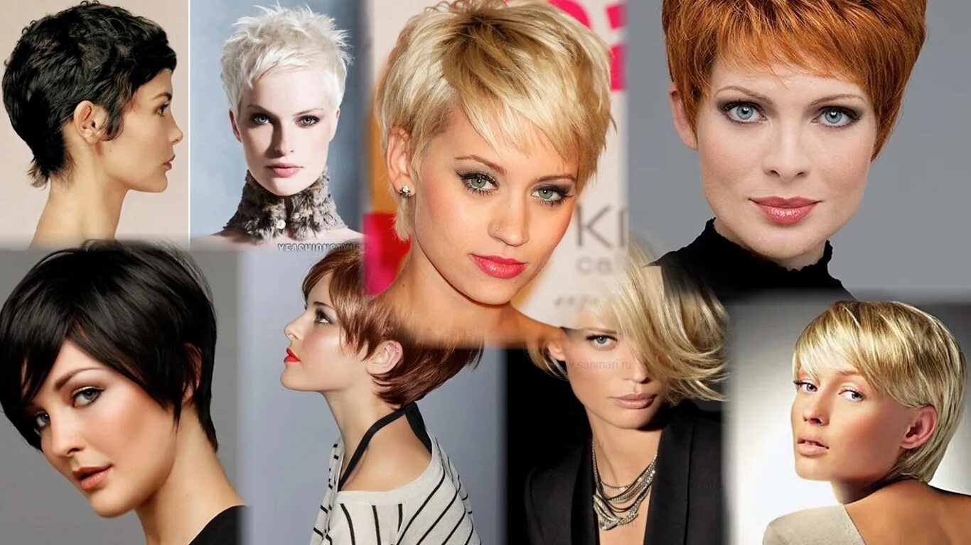 Stylish short female haircuts. 2023 Салон "РОМАШКА" и ногтевые студии "НОГОТОК" 