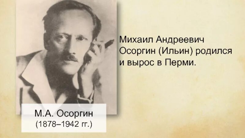 Жизнь и творчество осоргина