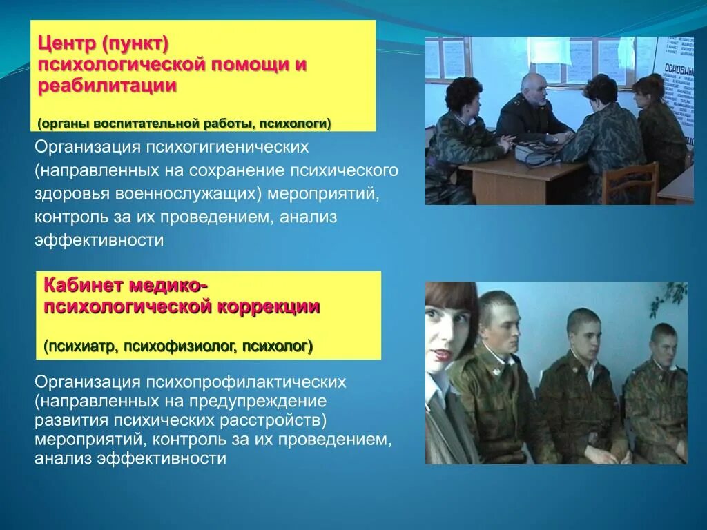 Психическое здоровье военнослужащих. Психологическая реабилитация военнослужащих. Психологическая поддержка военнослужащих. Пункт психологической помощи и реабилитации в армии.