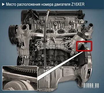 Место где находится двигатель