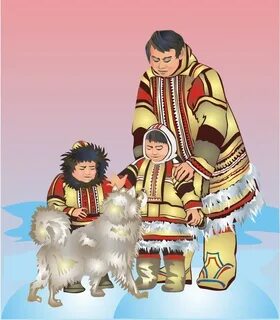 Чукчи национальный костюм картинки