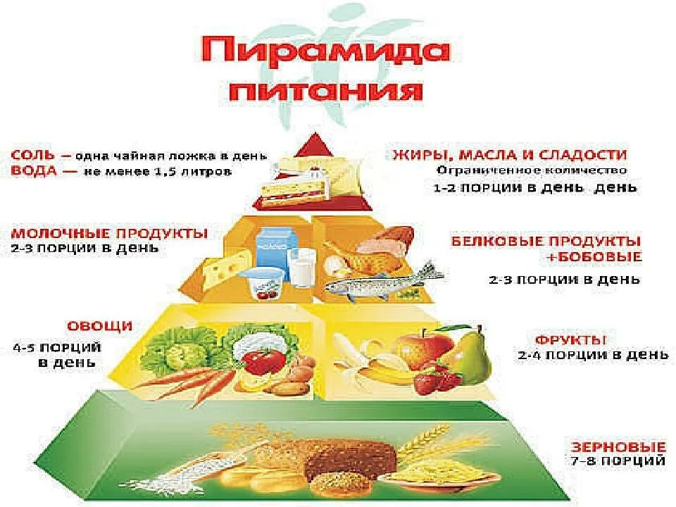 Мероприятия по формированию правильного питания