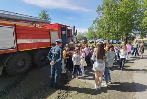 Учебная эвакуация в детском