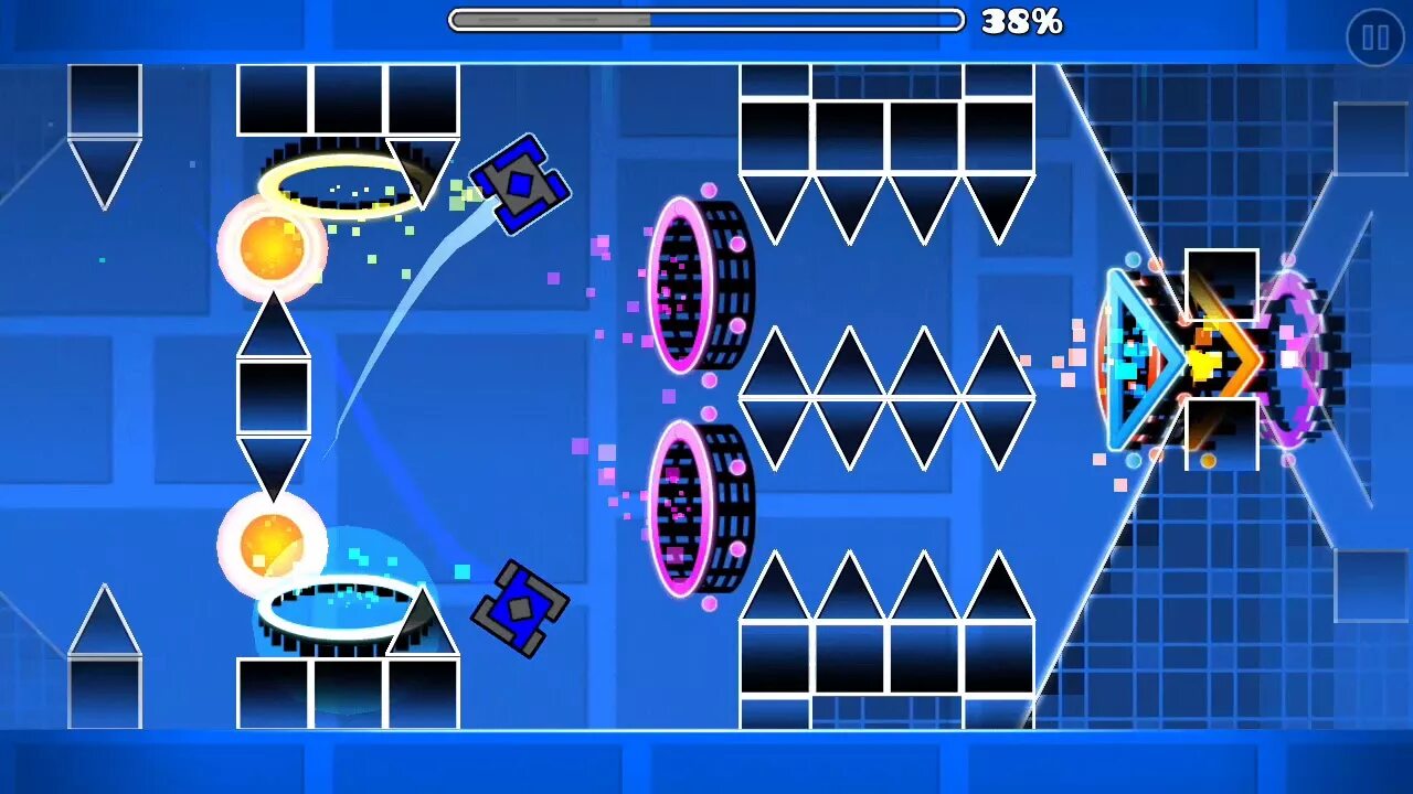 Cheat engine geometry dash. Ноклип геометрии. Stereo madness geometry dash. Ноклип геометрии. Лейаут geometry dash.