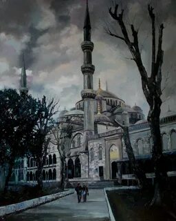 Картина мечеть