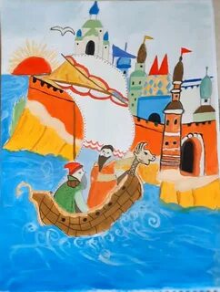 Из какой сказки ветер по морю гуляет
