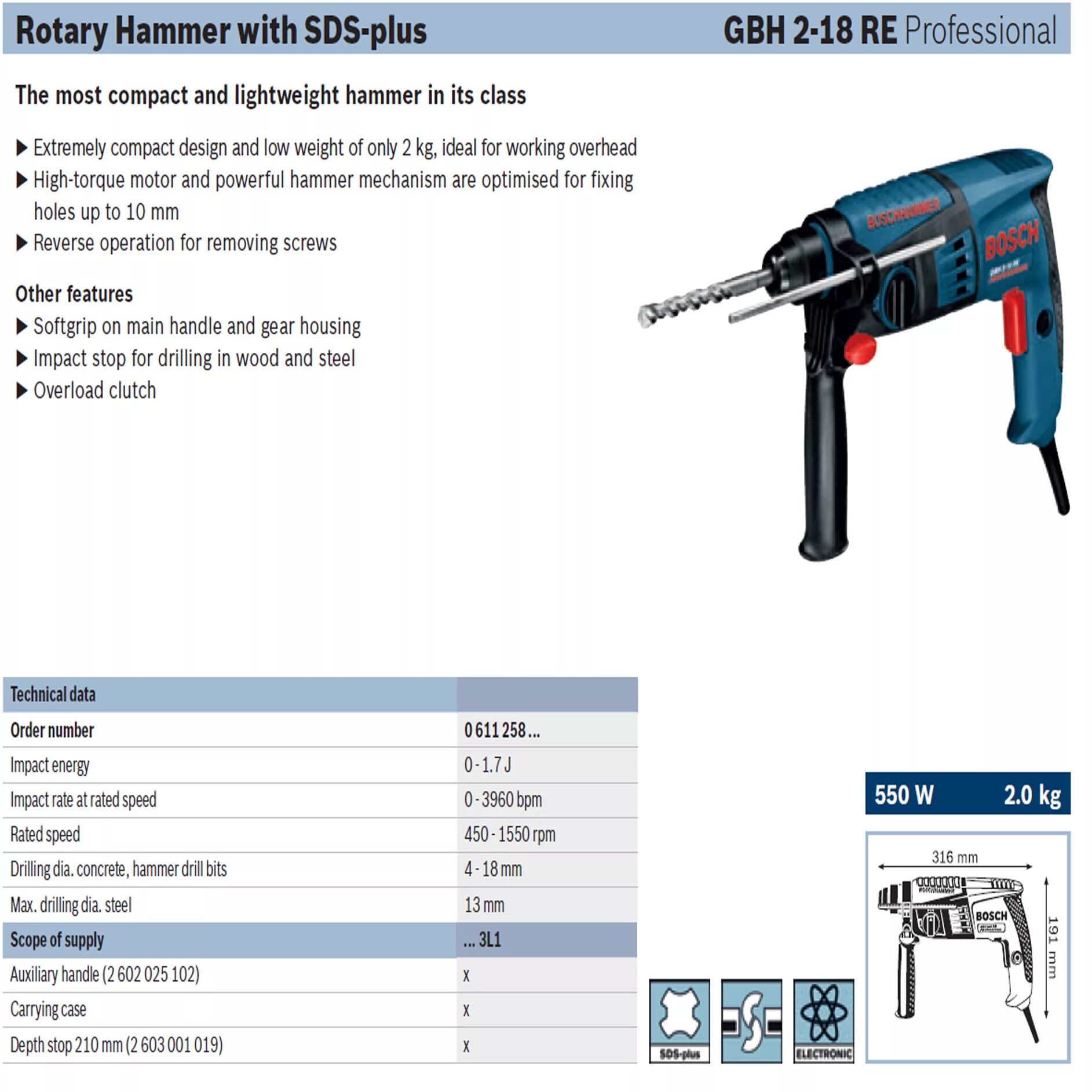 Re характеристики. GBH 2-24s. Bosch GBH 2-18 re. Bosch GBH 2-24 индуктивности. Bosch professional Rotary Hammer.