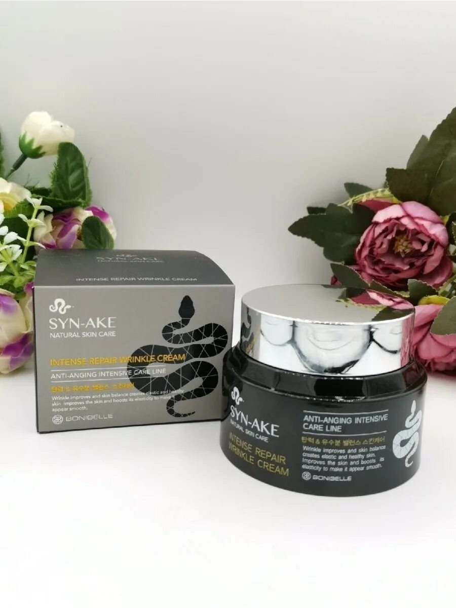 Bonibelle Bonibelle syn-ake intense Repair Wrinkle Cream крем для лица с змеиным пептидом,80 мл.. Bonibelle syn-ake intense Repair Wrinkle Cream. Bonibelle syn ake intense Repair Wrinkle Cream 80ml. Syn-ake intense Repair Wrinkle Cream 80 мл. Syn ake крем змеиным