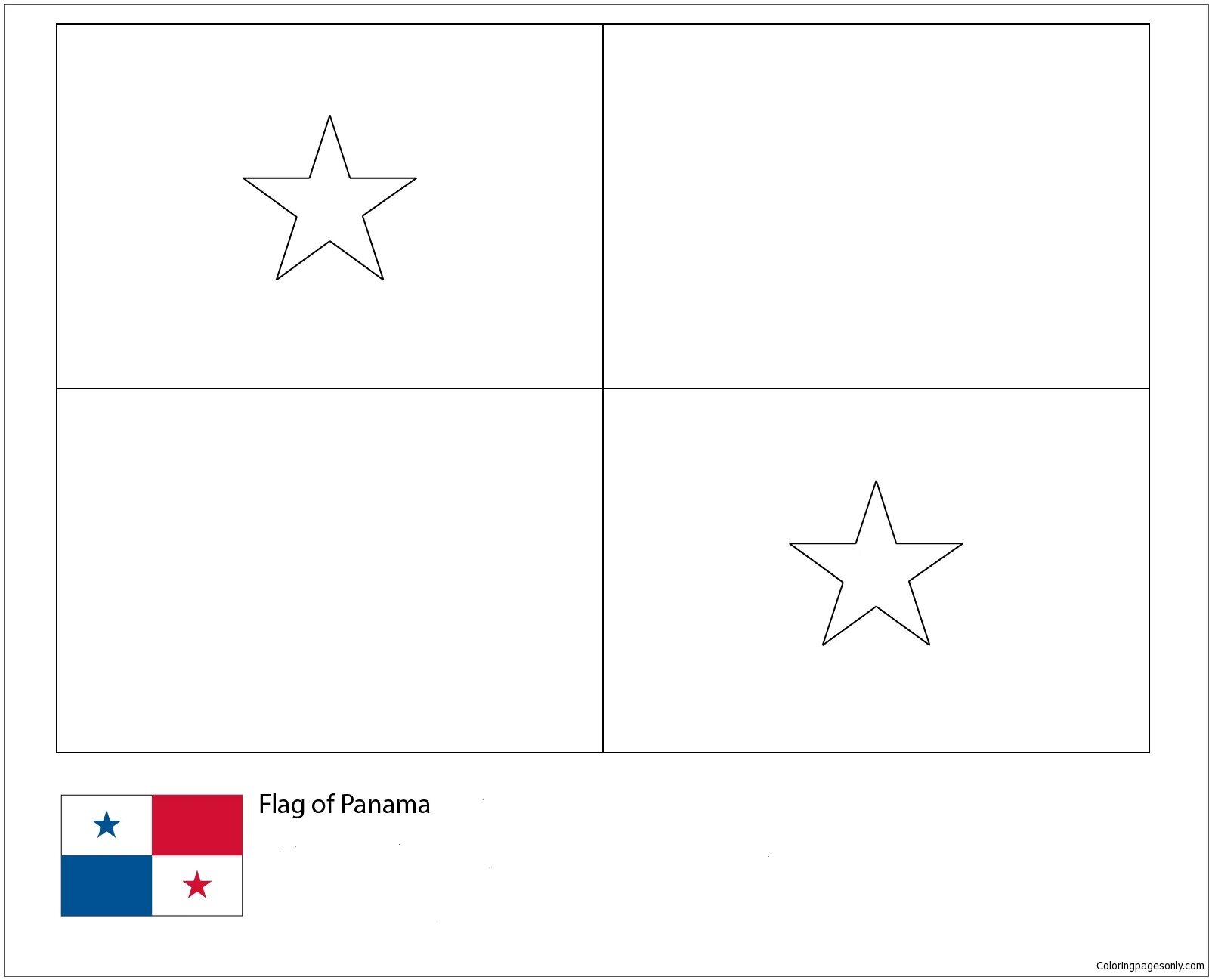 Картинки флаги раскраски. Флаг панамы раскраска. Флаг панамы. Флаг раскраска.