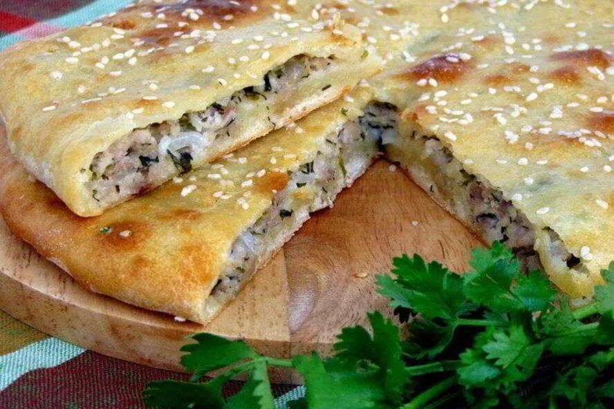 Рецепт мясного пирога на кефире. Пироги с мясом. мясной пирог на кефире. несладкие пироги. пирог с мясом на кефире.