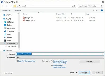 How To Make A Pdf Smaller.