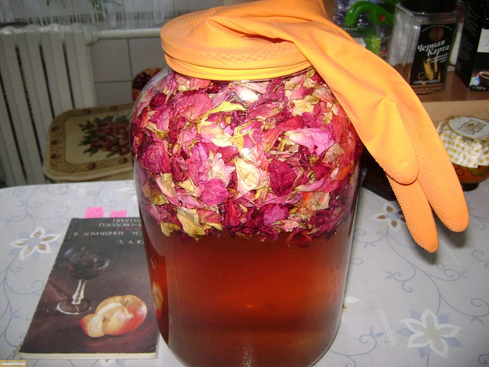 Рецепт вина перчаткой