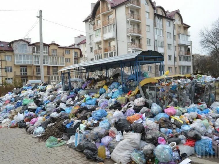 Город воняет. Мусорники во Львове. Украина мусорка.