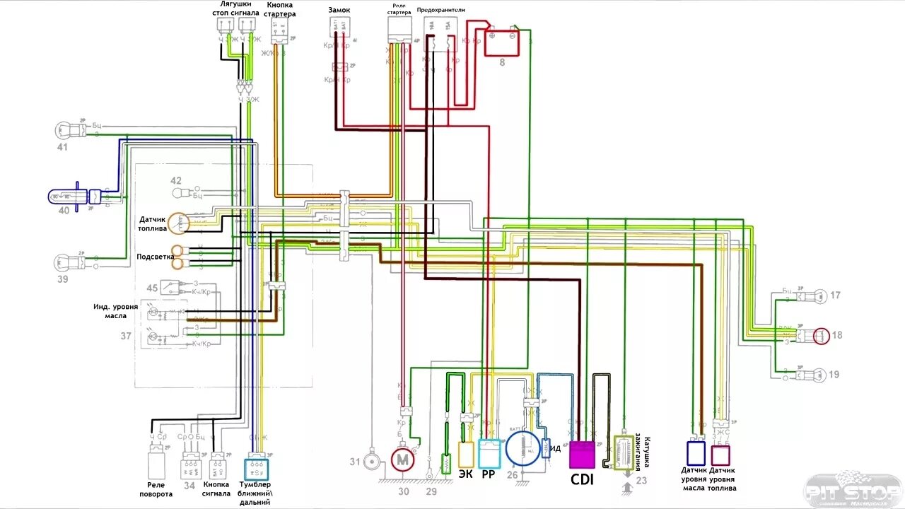 Электропроводки скутера. Схема электрооборудования Хонда лид 50. Электросхема скутера Хонда лид 90. Honda lead 50 электросхема. Honda Tact af51 схема проводки.