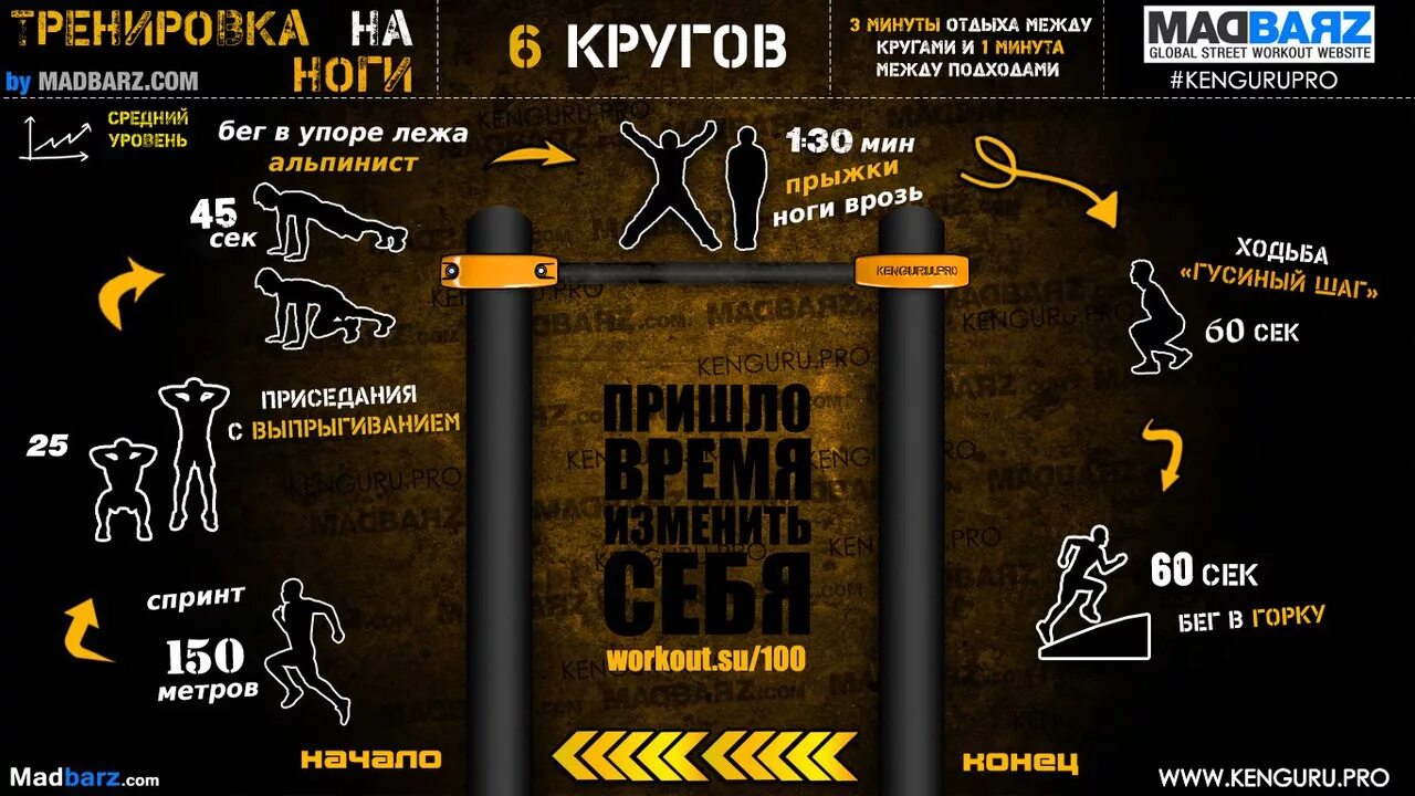 Тренировка средний уровень
