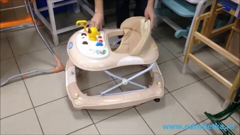 Как сложить ходунки детские