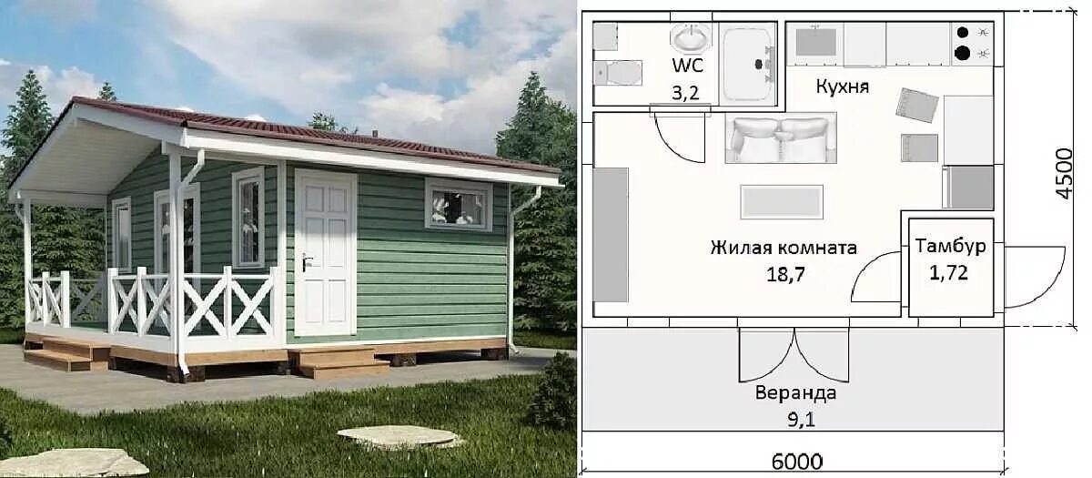 Дача размеры