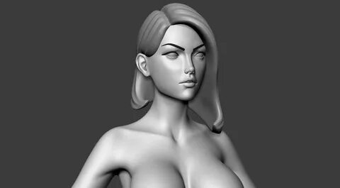 Stylized Female Nude 3D Model sorted by. relevance. 