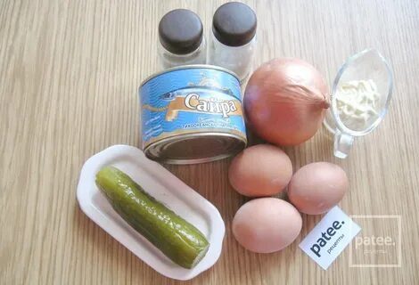 Паштет из сайры консервированной рецепт