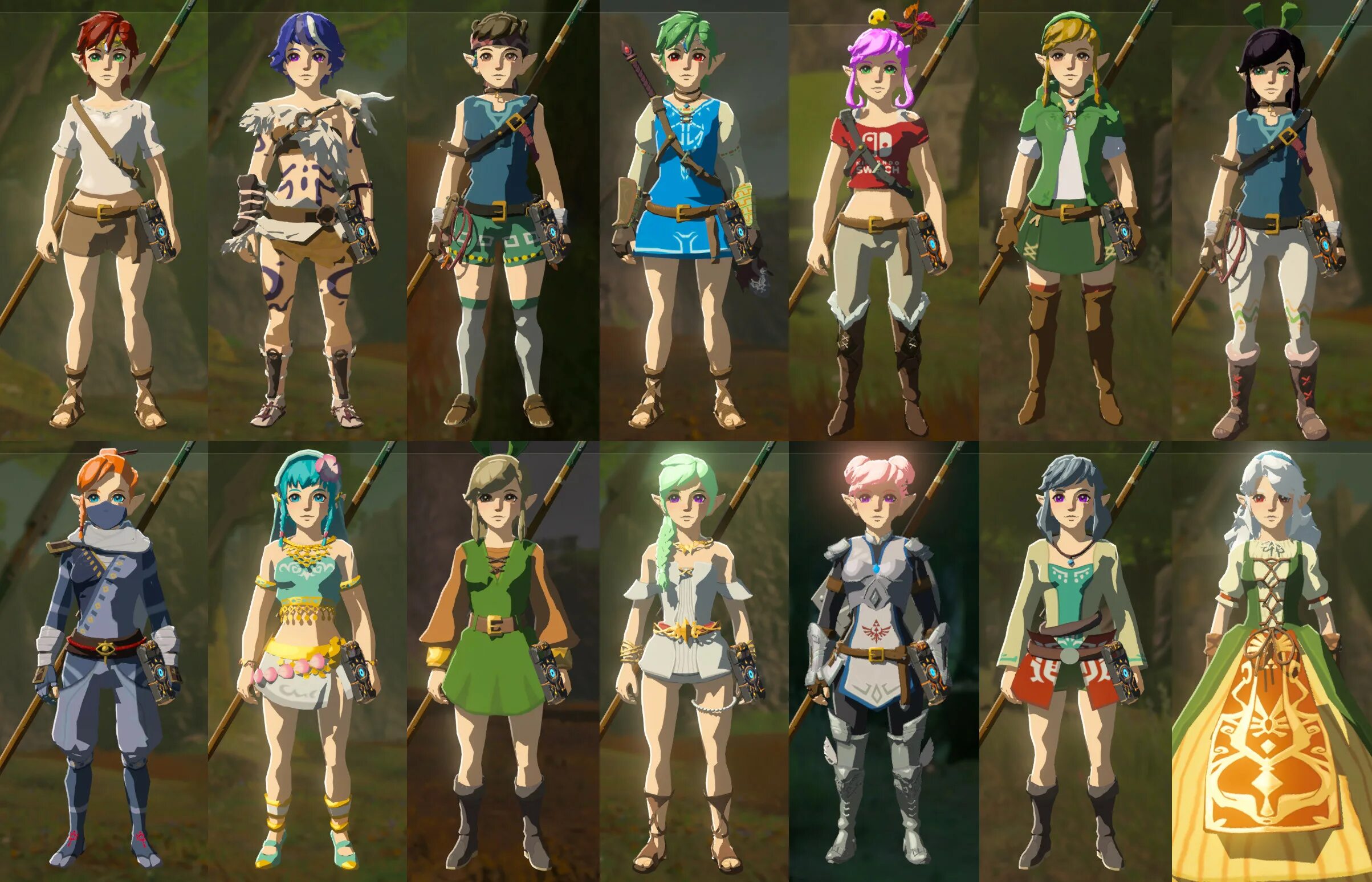 Zelda botw mods. Zelda Breath of the Wild Linkle. BOTW Хилия. Вся одежда в Zelda Breath of the Wild. Одежда линка the Legend of Zelda Breath of the Wild.