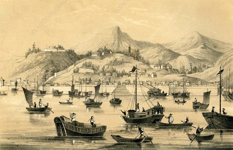 1842 век. Гонконг 1841. шанхай 19 века. порт 19 век.