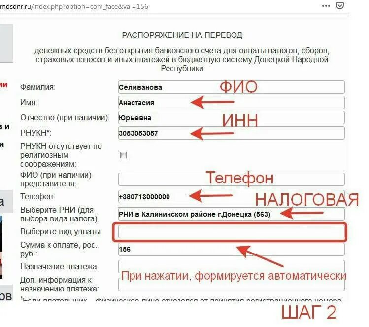 Транспортный налог вид платежа. ДНР квитанция на оплату транспортного налога. Распоряжение на перевод денежных средств. Транспортный налог ДНР.