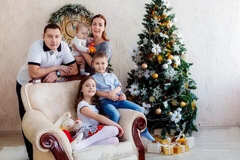 Новый год многодетная семья