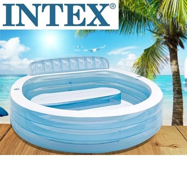 Какой бассейн лучше bestway или intex. Бассейн Интекс 57190. Бассейн надувной Intex 57190. Надувной бассейн Intex 224x216x76 см. Intex 224*216*76 57190.