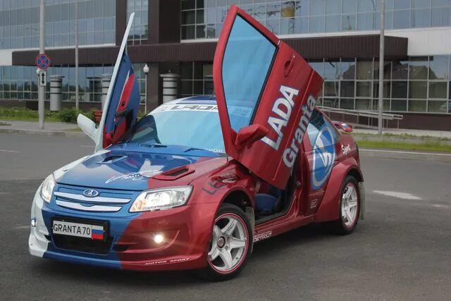 Лада Калина Спорт купе Lada Калина 2 хэтчбек, 1,6 л, 2014 года прикол DRIVE2