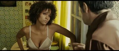 Halle Berry nude brief topless as a hot stripper - Frankie and Alice (2010)...