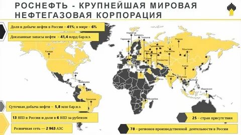 Роснефть физическая карта