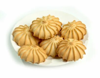 Круглые песочные печенья