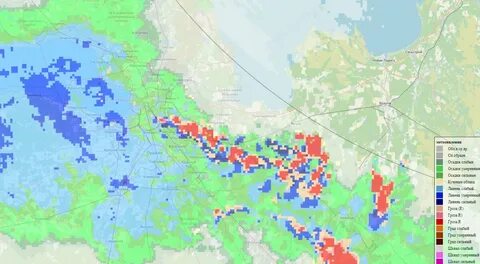 Прогноз погоды в волхове на карте