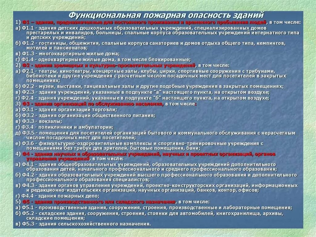 Другим подобным организациям. Зданий класса функциональной пожарной опасности ф5. Класс функциональной пожарной опасности ф5.1. Класс здания ф1-ф5. Класс функциональной пожарной опасности здания ф 3.5.