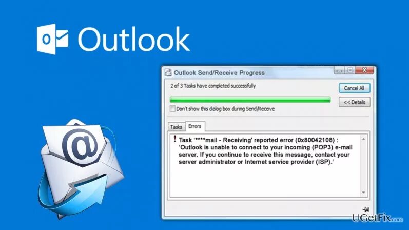 Эмейл аутлук. Ошибка Outlook. Почта Errors. 80042108 Ошибка Outlook.