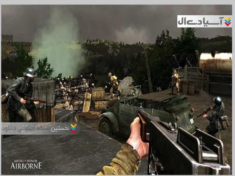 Medal of honor трейнер. Medal of Honor Airborne 2007. Медаль оф хонор Airborne 2007. Medal of Honor Airborne screenshots. Медаль оф хонор аирборн чернорубашечники.