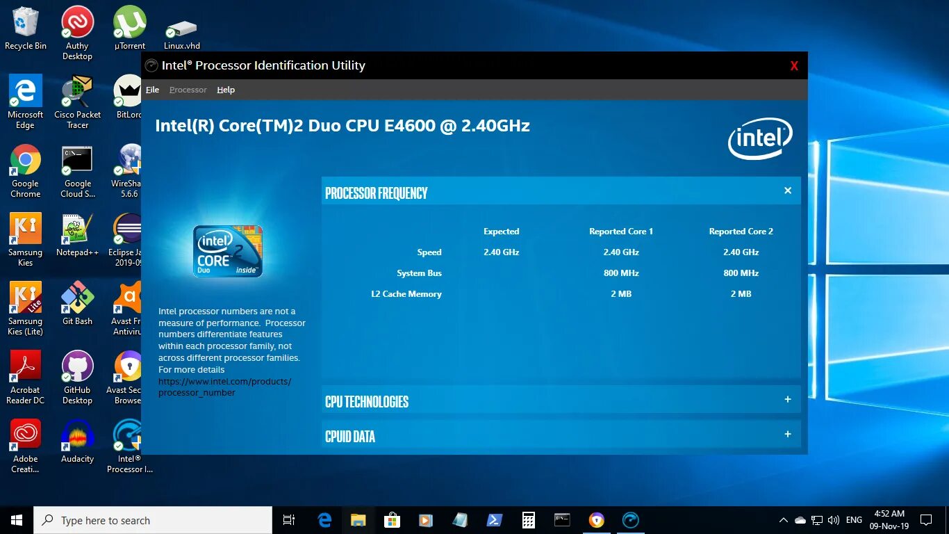 Intel update utility. Утилита Интел. Утилита Intel процессор. Intel Processor Frequency ID Utility. Идентификатор в процессорах Intel.