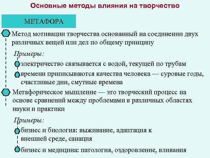 Метод метафор. Метафорические методы исследования. методы мотивации творчества. метафорическое влияние. методика метафора.