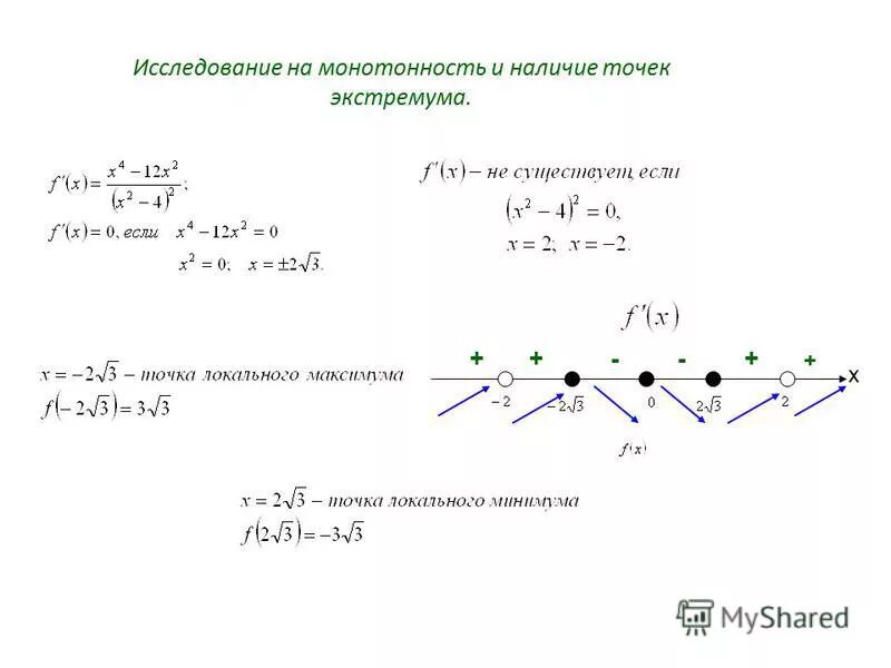 Решения экстремум точки экстремума функции. Решения экстремум точки экстремума функции