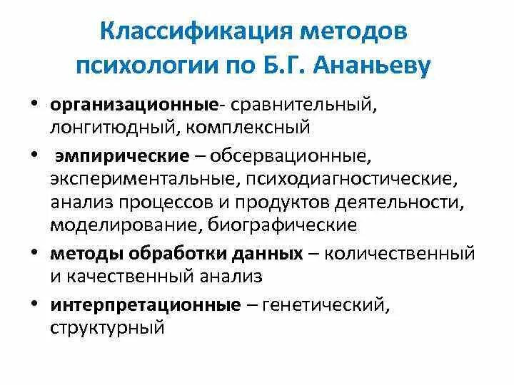 Методы психологии по ананьеву. Ананьев классификация методов психологии. Классификация методов психологического исследования. Б Г Ананьев классификация методов психологического исследования. Классификация методов психологического познания.