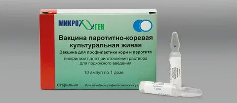 Паротитная вакцина инструкция