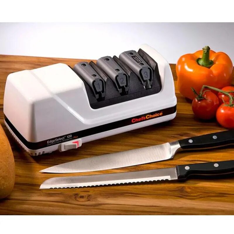 Нож электро. Электрическая точилка Chef's choice. Cc120w Chefs choice. Точилка электрическая для заточки ножей, белая, Knife Sharpeners, cc120w, Chef'SCHOICE. Шеф Чойс точилка для ножей электрическая.