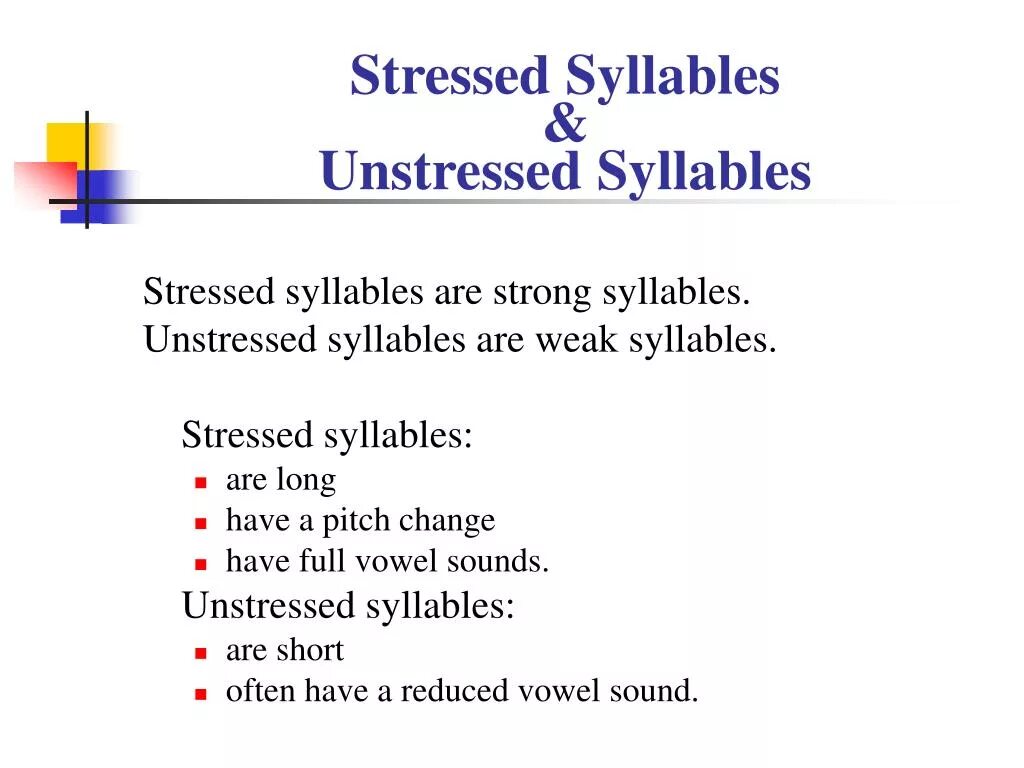 Underline the stressed. Stressed syllable. Stressed and unstressed syllables. Syllable стресс. Unstressed Words.