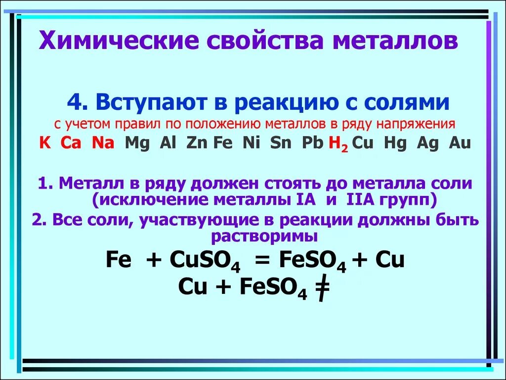 Соль и металл реакция. Химические свойства металлов взаимодействие с солями. Общие химические свойства металлов схема. Химические свойства взаимодействие с металлами. Хим реакции солей