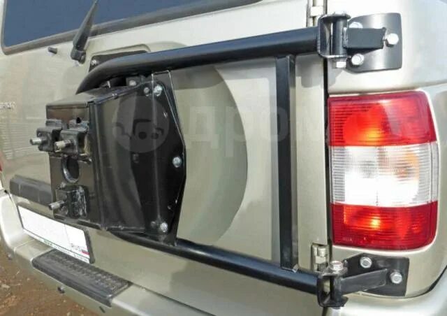Как снять запаску уаз патриот Эксперименты с запаской УАЗ 315195 Hunter, 2,7 л, 2004 года наблюдение DRIVE2